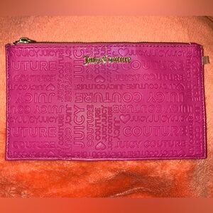 Juicy Couture Embossed Fuchsia Clutch